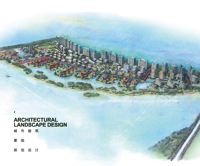 城市景觀設計 / 華東區' 新西湖概念規劃